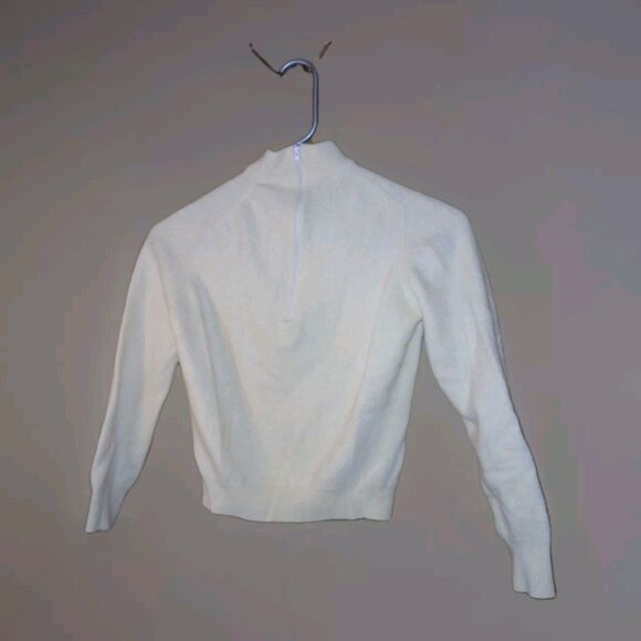 Cashmere By Pringle Sweater Made In Scotland Womens Size 36/92 Fits 28×16 Yellow - Picture 2 of 14